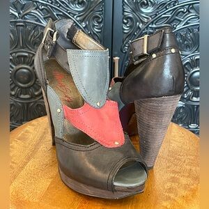 Miss Sixty Multi Color Leather Stilettos